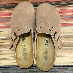 Unisex Birkenstock Suede Slip ons